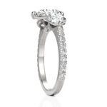 Load image into Gallery viewer, Trinity Pear Cut &amp; Round Cut Three Solitaire Diamond Ring (1.50 CT. Pear Cut)
