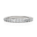 Load image into Gallery viewer, Glistening Classic Diamond Half Eternity Band