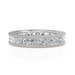 Load image into Gallery viewer, Princess Cut Diamond Eternity Wedding Band
