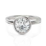 Load image into Gallery viewer, Solitaire Bezel Setting Diamond Ring (1.50 CT. Solitaire)
