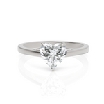 Load image into Gallery viewer, Solitaire Heart Diamond Ring