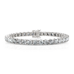 Load image into Gallery viewer, Sparkling Round Cut Diamond Tennis Bracelet(0.30CT Each)
