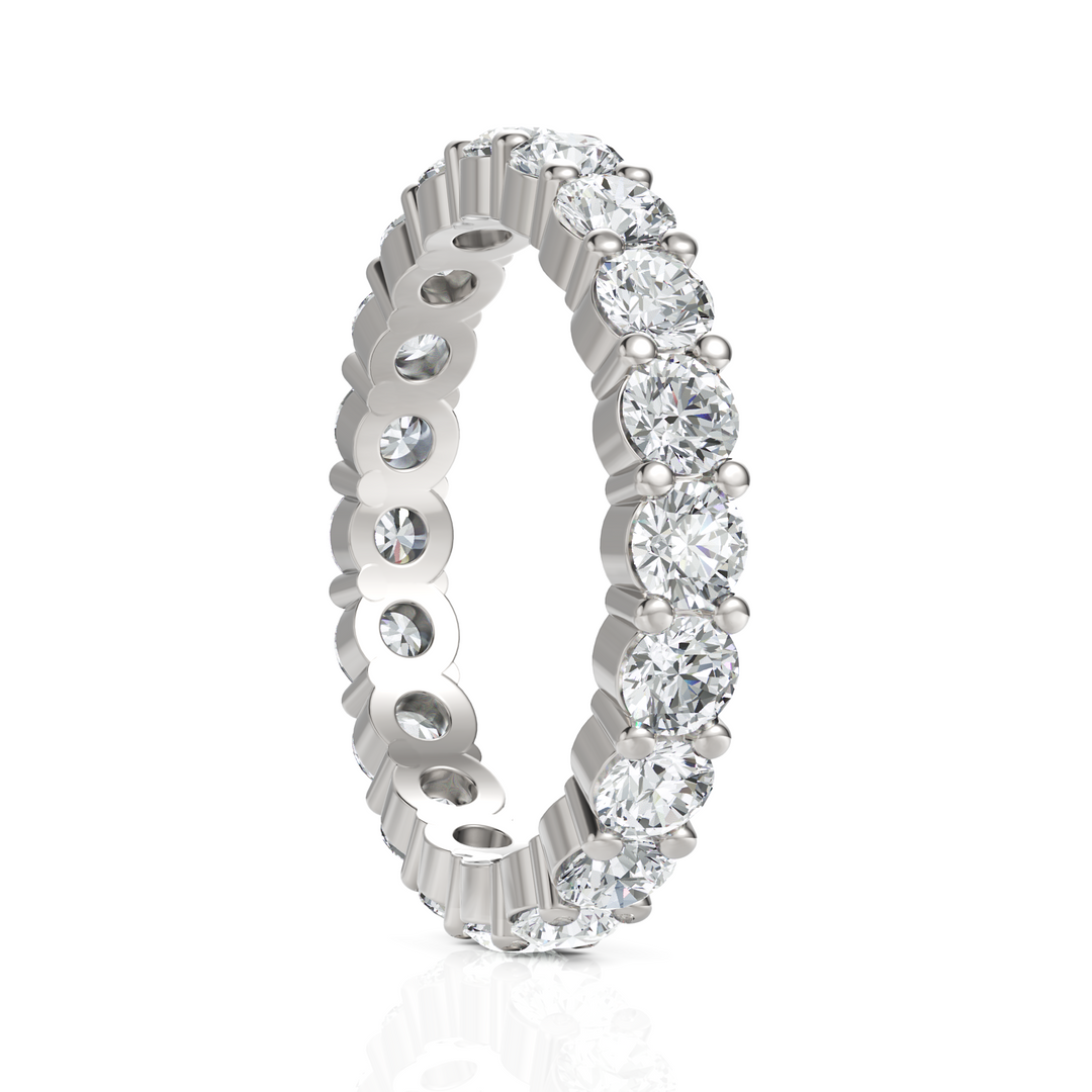 Stunning Round Cut Diamond Eternity Band