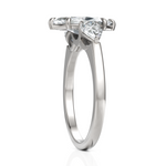 Load image into Gallery viewer, Classic Three Stone Marquise Cut &amp; Pear Cut Diamond Solitaire Ring (1.50 CT. Marquise Cut)
