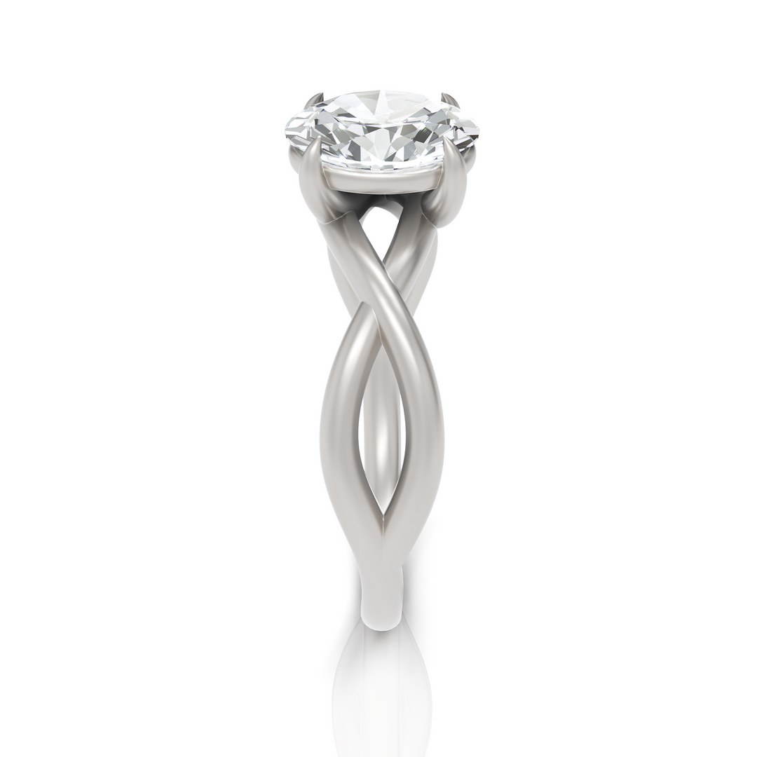 Solitaire Spellbound Oval Cut Ring (1.00 Carat)
