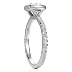 Load image into Gallery viewer, Charming Cushion Cut Diamond Solitaire Ring With Bezel Set (1.50 CT. Solitaire)