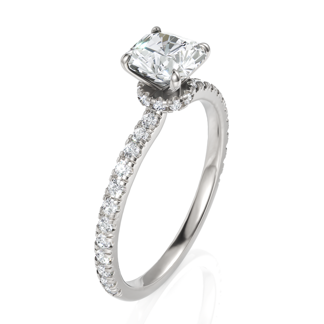 Glorious Radiant Square Diamond Ring (1.00 CT. Radiant Square)