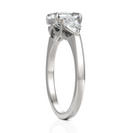 Load image into Gallery viewer, Asscher Cut &amp; Pear Cut Solitaire Diamond Ring (1.50 CT. Asscher Cut)
