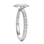 Load image into Gallery viewer, Bezel Set Emerald Cut Solitaire Engagement Ring (1.00 CT. Solitaire)
