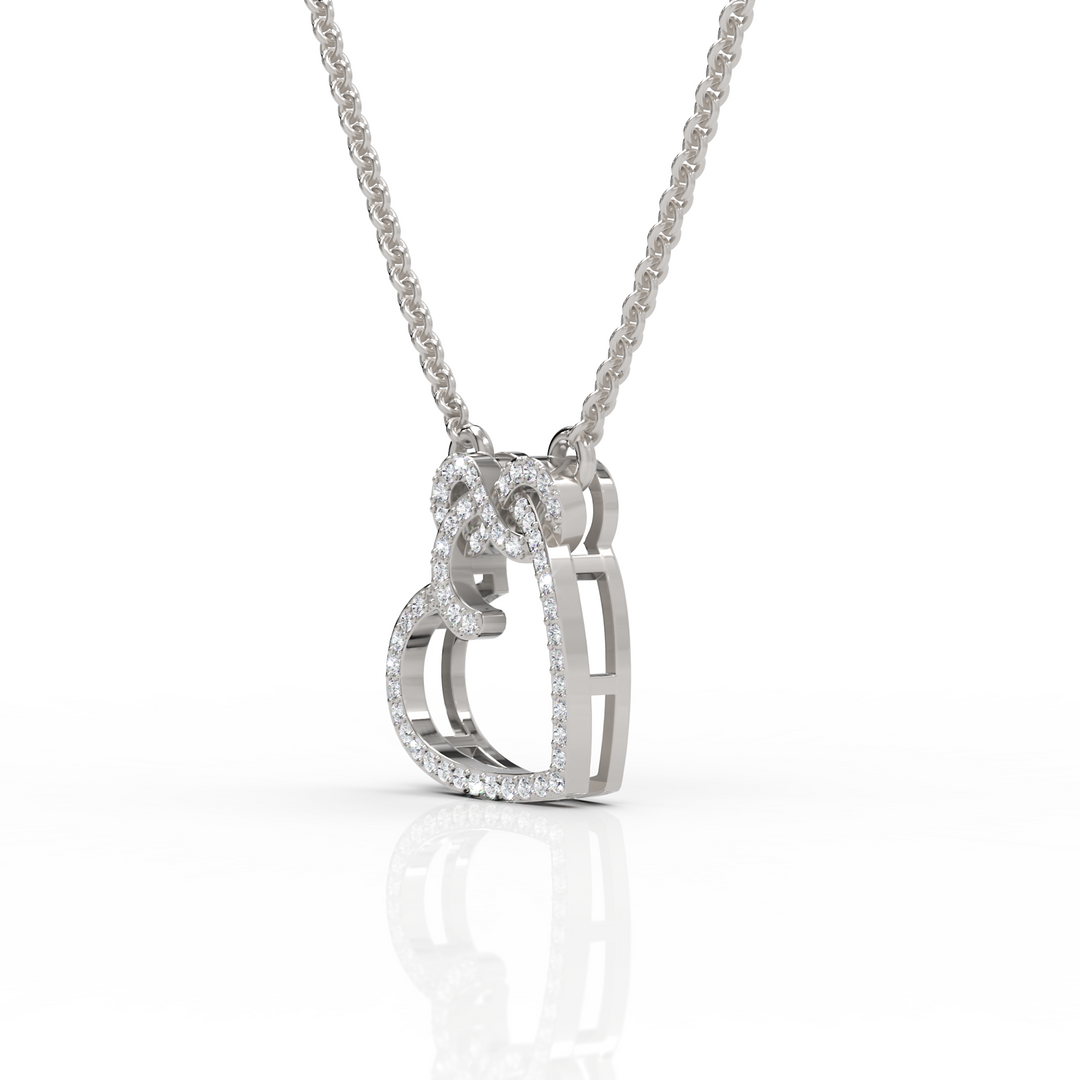 Infinity Love Diamond Pendant