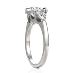 Load image into Gallery viewer, Extraordinary Three Stone Diamond Solitaire Ring With Princess Cut &amp; Pear Cut (1.50 CT. Princess Cut)
