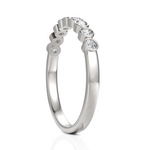 Load image into Gallery viewer, Elegant half Eternity Ring With Round Cut Diamond
