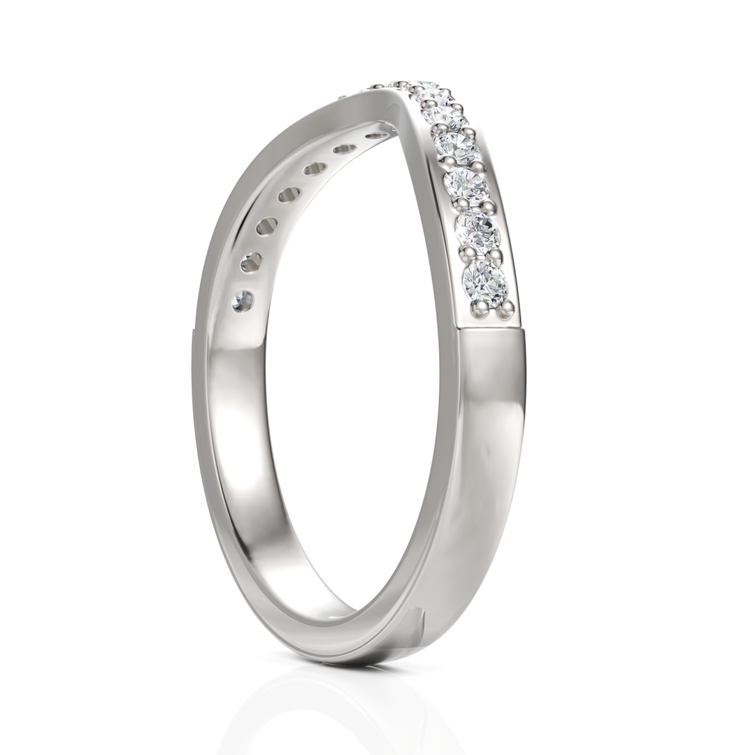 Ella Wavy Diamond Ring