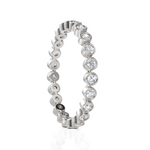 Load image into Gallery viewer, Alluring Round Bezel Setting Diamond Eternity Band
