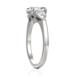 Load image into Gallery viewer, Asscher Cut &amp; Pear Cut Solitaire Diamond Ring (1.50 CT. Asscher Cut)