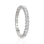 Load image into Gallery viewer, Brimming Round Cut Diamond Full Eternity Band
