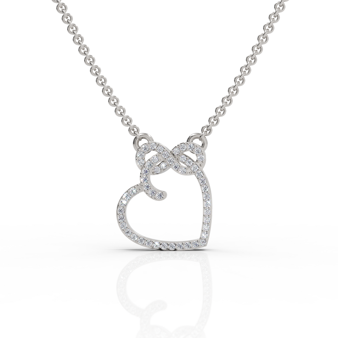 Infinity Love Diamond Pendant