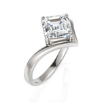 Load image into Gallery viewer, Solitude Mirage Asscher Cut 1.50 CT. Diamond Ring
