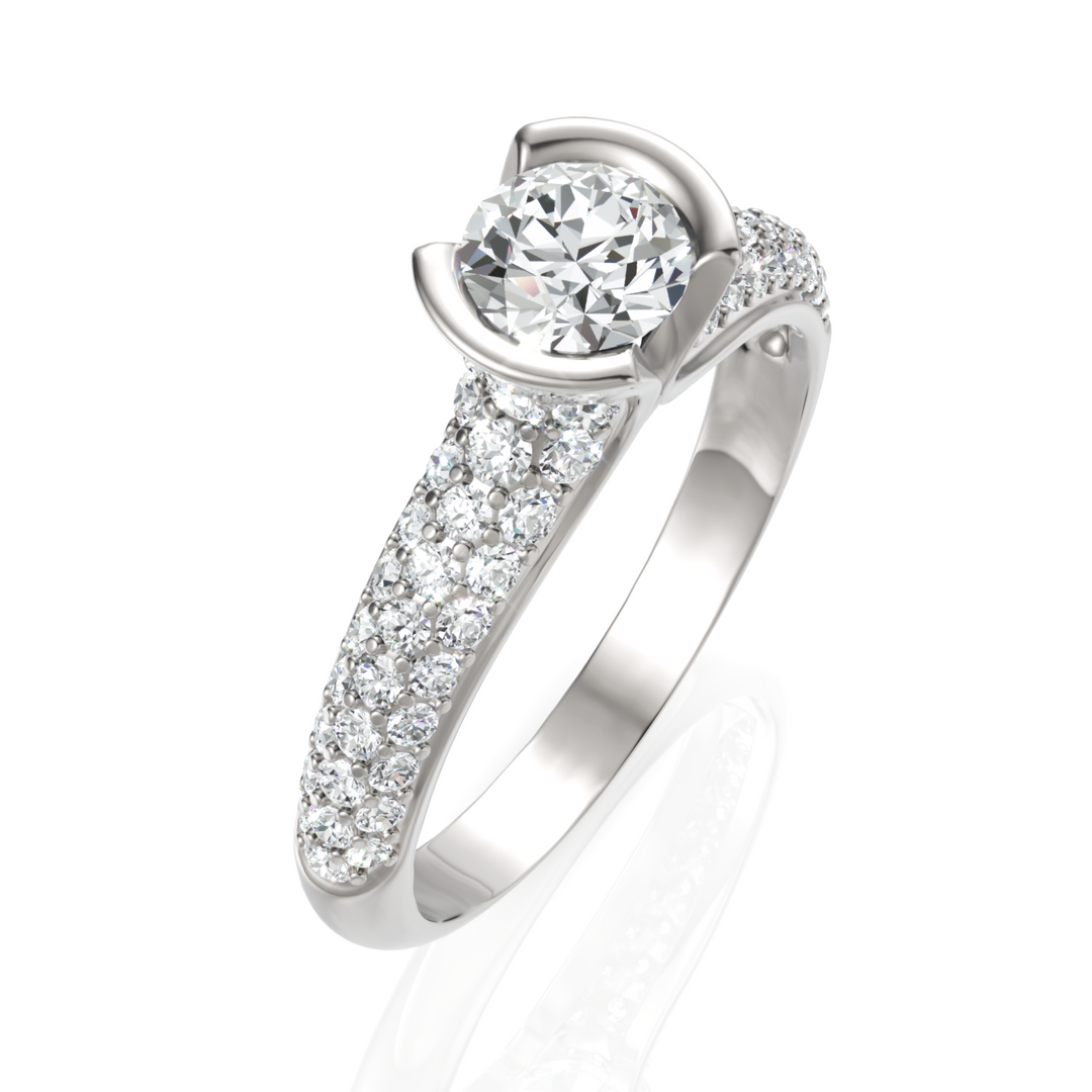 Prolific Unique Diamond Setting Ring