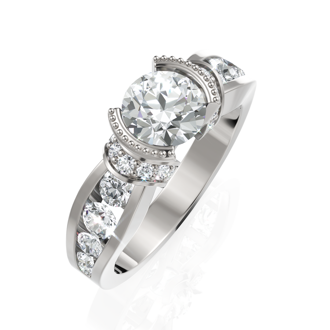 Desire Solitaire Wedding Ring (1.00 CT. Center Diamond)