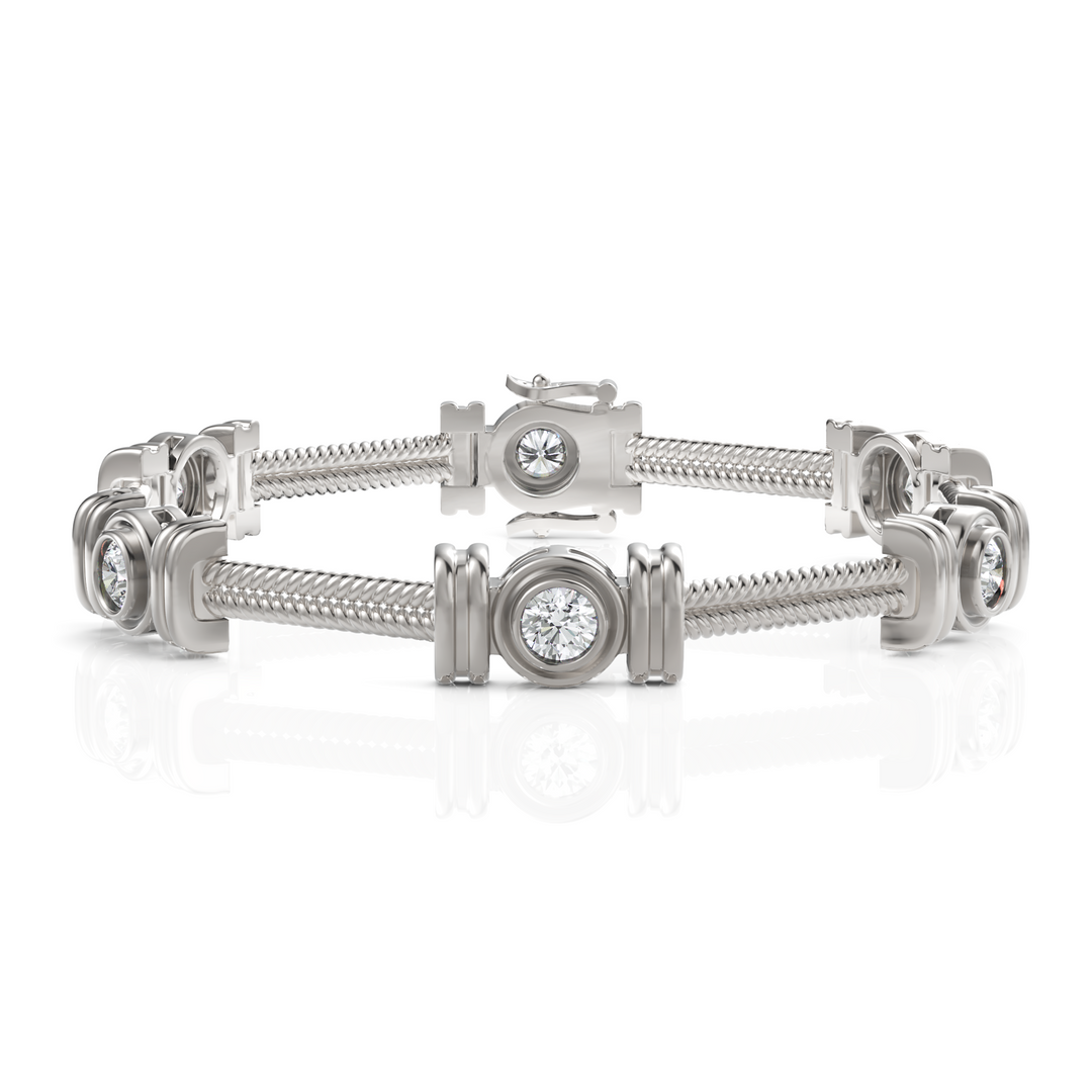 Distinctive Bold Diamond Bracelet