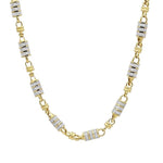 Load image into Gallery viewer, Jazzy Diamond Necklace Chain For Men With Round Cut Diamonds