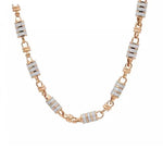 Load image into Gallery viewer, Jazzy Diamond Necklace Chain For Men With Round Cut Diamonds