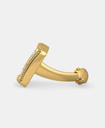 Load image into Gallery viewer, Elroy Yellow Gold Cufflinks With Round Cut Diamonds