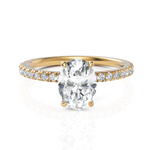 Load image into Gallery viewer, Grand Oval Classic Fine Solitaire Diamond Ring (1.00 Ct. Oval Cut)
