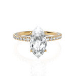 Load image into Gallery viewer, Eleanor Marquise Cut Solitaire Diamond Ring (2.00 CT. Marquise Cut)