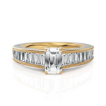 Load image into Gallery viewer, Designer Baguette Diamond Wedding Ring