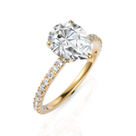 Load image into Gallery viewer, Pear Cut Solitaire Diamond Wedding Ring (1.50 CT. Pear Cut)