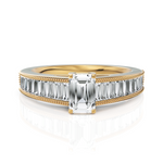 Load image into Gallery viewer, Designer Baguette Diamond Wedding Ring
