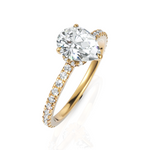 Load image into Gallery viewer, Dignified Pear Cut Solitaire Diamond Wedding Ring (1.00 CT. Pear Cut)