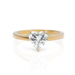Load image into Gallery viewer, Solitaire Heart Diamond Ring
