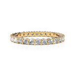 Load image into Gallery viewer, Brimming Round Cut Diamond Full Eternity Band