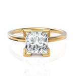 Load image into Gallery viewer, Nebula Solitaire Princess Cut Spark Ring