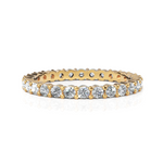 Load image into Gallery viewer, Brimming Round Cut Diamond Full Eternity Band
