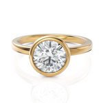 Load image into Gallery viewer, Solitaire Bezel Setting Diamond Ring (1.50 CT. Solitaire)