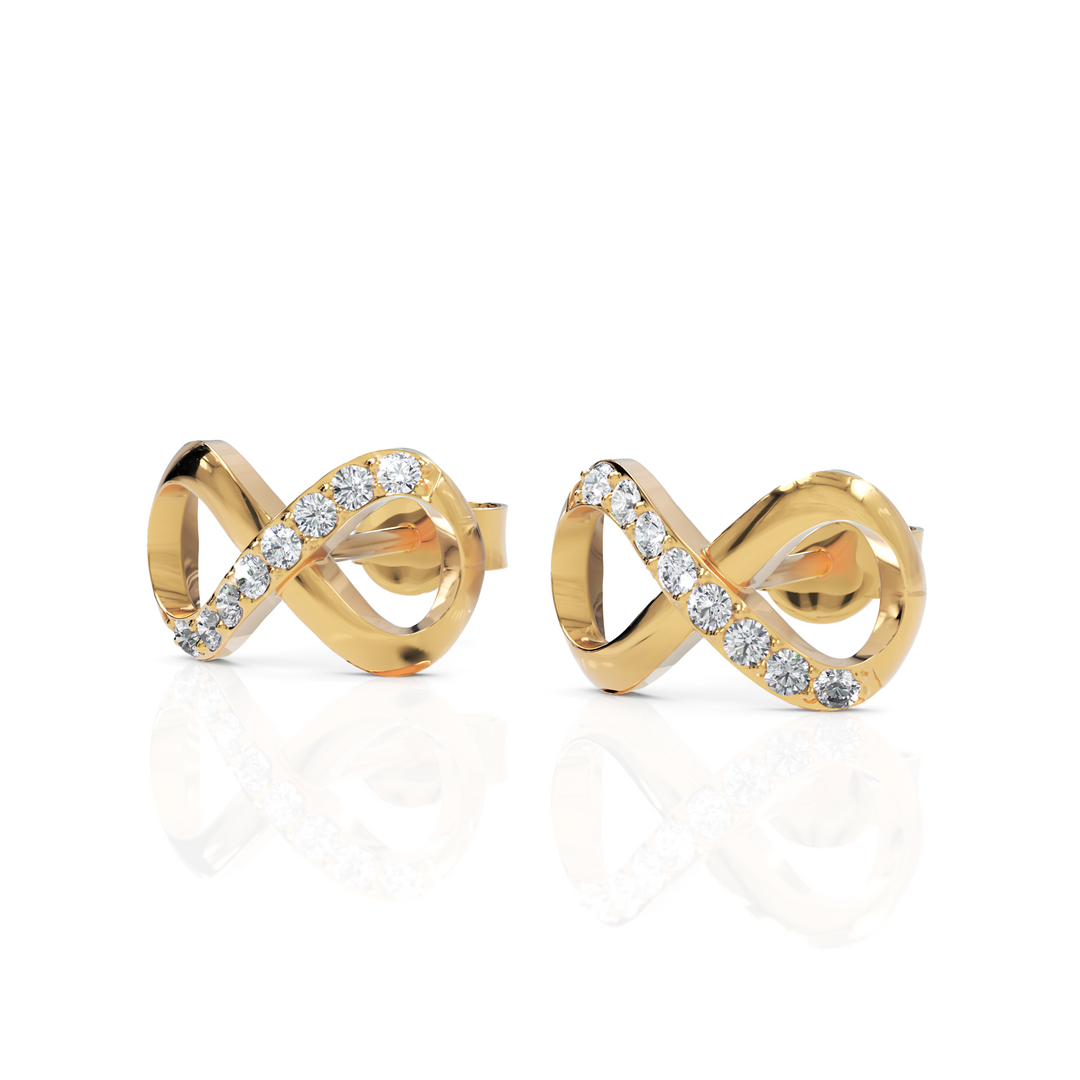 Eternal Infinity Diamond Earrings