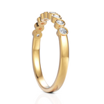 Load image into Gallery viewer, Elegant half Eternity Ring With Round Cut Diamond
