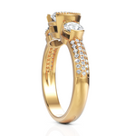 Load image into Gallery viewer, Blooming Three Solitaire Diamond Wedding Ring
