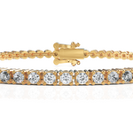 Load image into Gallery viewer, Everyday Round Cut Diamond Tennis Bracelet(0.067 Each)
