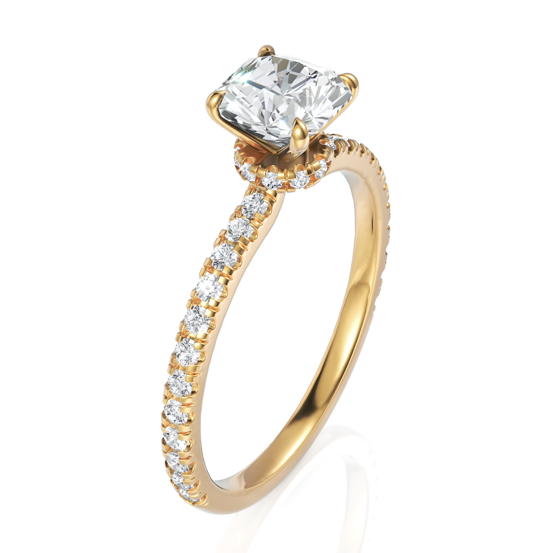 Glorious Radiant Square Diamond Ring (1.00 CT. Radiant Square)