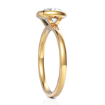 Load image into Gallery viewer, Pleasant Cushion Cut Diamond solitaire Ring With Bezel Set (1.50 CT.)
