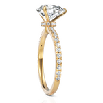 Load image into Gallery viewer, Dropping Pear Cut Solitaire Diamond Ring (2.00 CT. Pear Cut)
