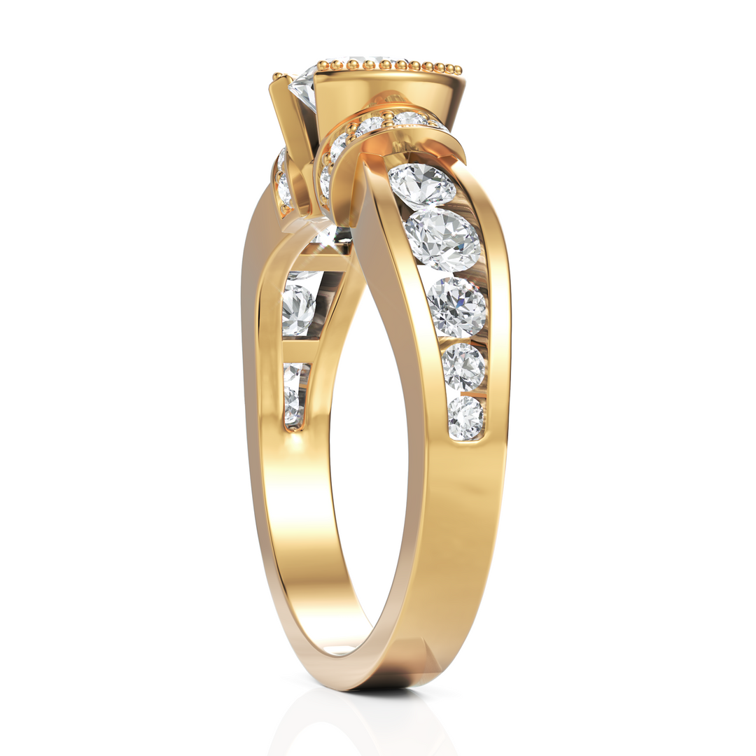 Isabella Solitaire Diamond Wedding & Engagement Ring