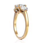 Load image into Gallery viewer, Troupe Round Three Stone Round Cut Diamond Ring (1.5 CT. Center Diamond)
