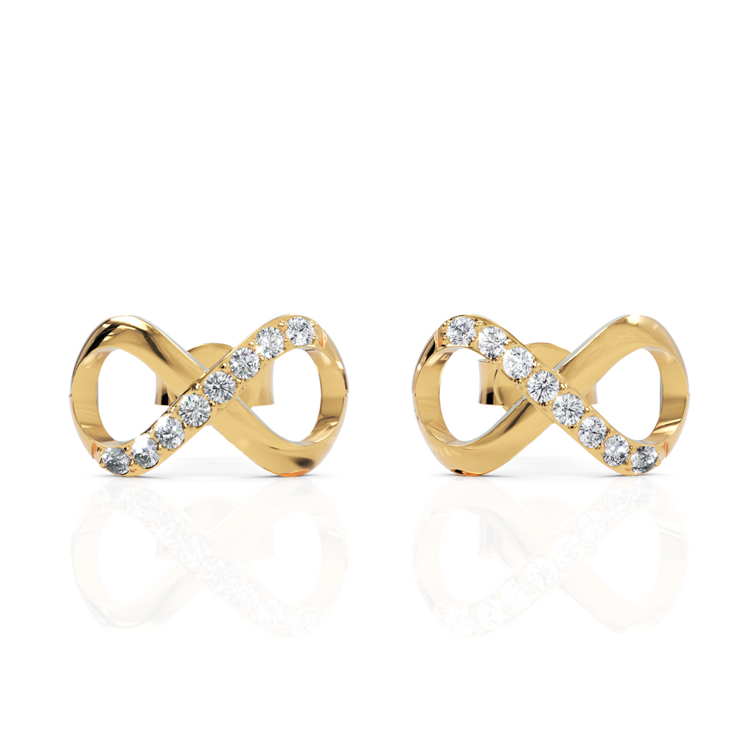 Eternal Infinity Diamond Earrings