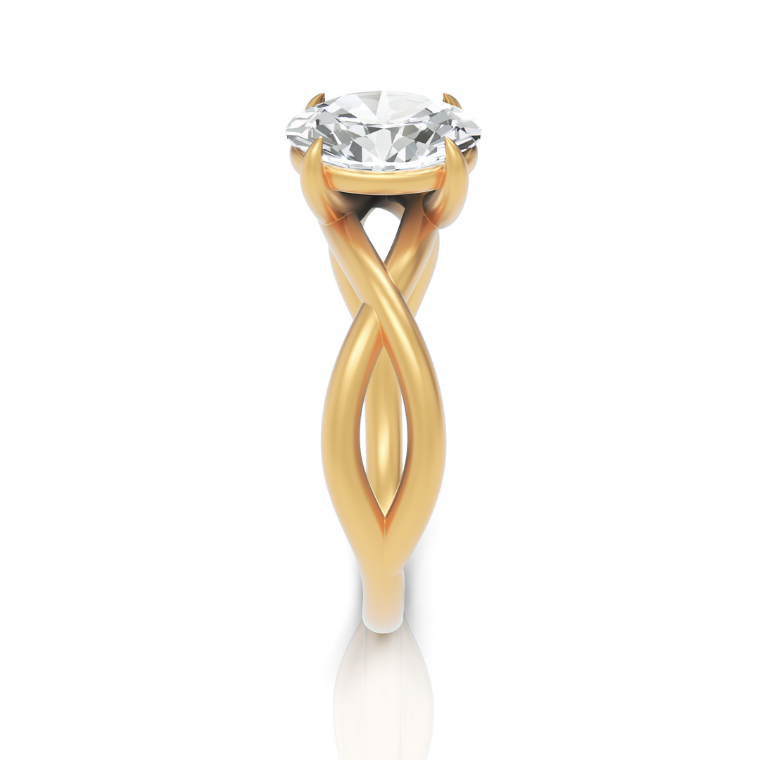 Solitaire Spellbound Oval Cut Ring (1.00 Carat)
